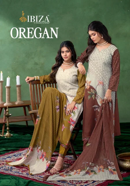 Oregan By Ibiza Bemberg Muslin Surat Designer Salwar Suits Wholesale Market